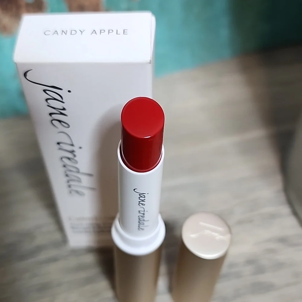 Jane Iredale Colorluxe Hydrating Cream Lipstick Candy Apple NIB!